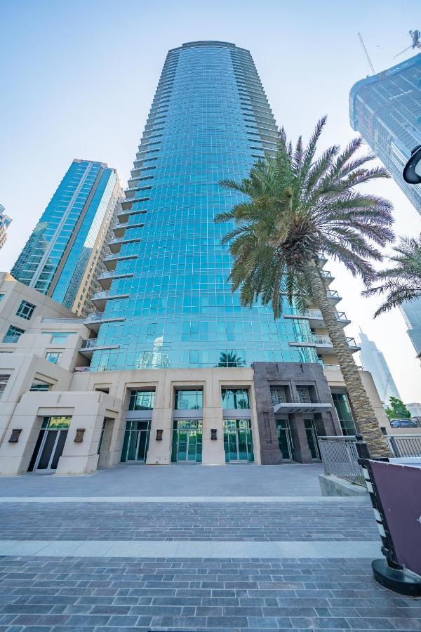 Stylish Apartment With Partial Burj Khalifa View 迪拜 外观 照片